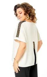 Блузка Rumoda 2274 кр.р молочный