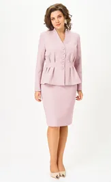 Костюм Vilena-fashion 1055 кремовый