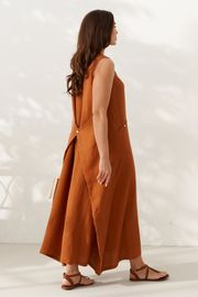 Dress Alta Moda #1084-2 terrakot