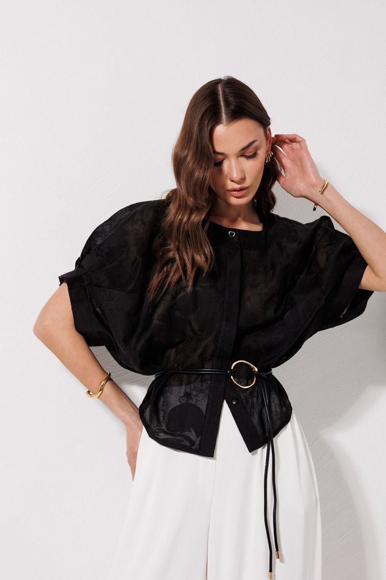Блузка Люше арт. 4382 черный
