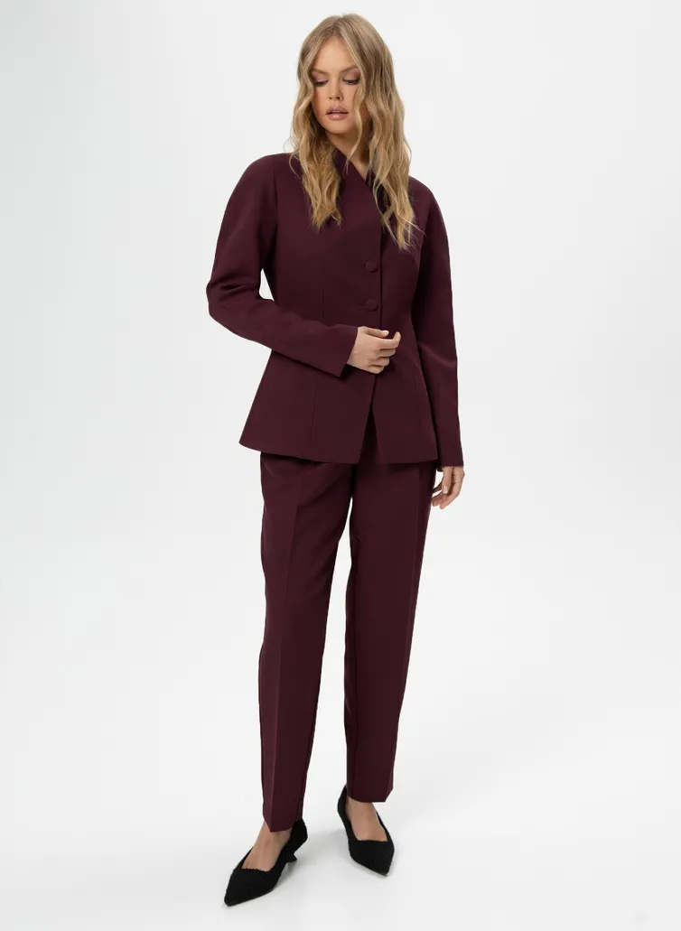 Spodnie Pirs #6292 burgundi