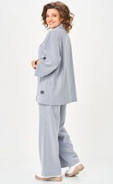 Костюм БелЭльСтиль 884-333/601-308 голубая полоска