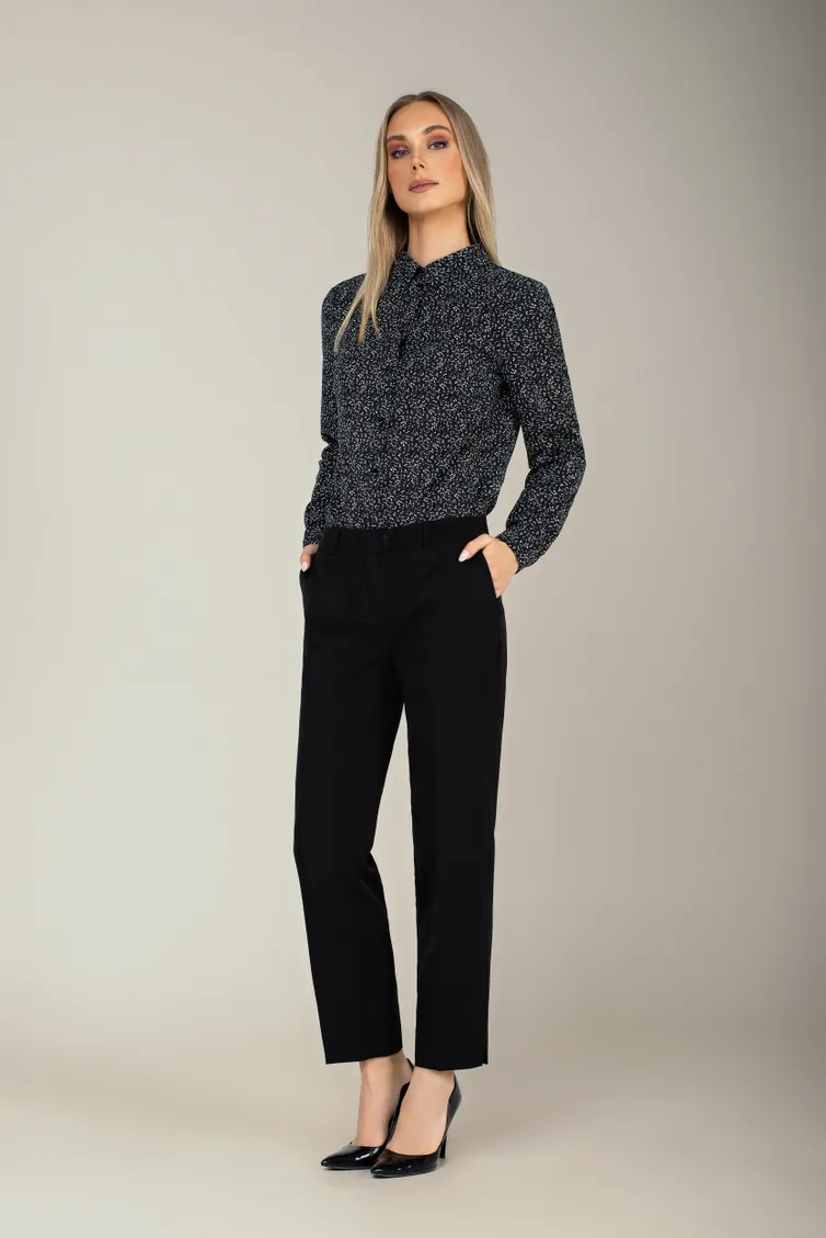 Blouse MARIKA #442 chyorn s belym