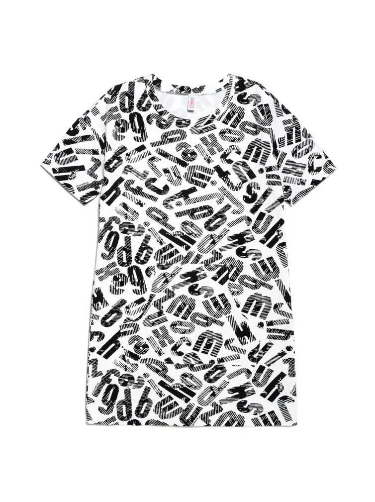 Sukienka Conte Elegant #18S-648TSP black-white logo 170