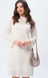 Dress Verita moda N-2339 plate molochnyj