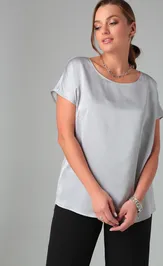 Блузка BLISS 8700 Серебро CAMILE
