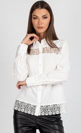 Blouse VIZAVI 737 molochnyj