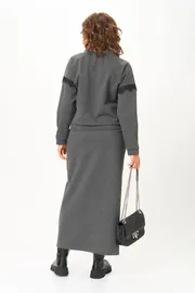 Костюм Michel Chic арт. 1444 графитовый