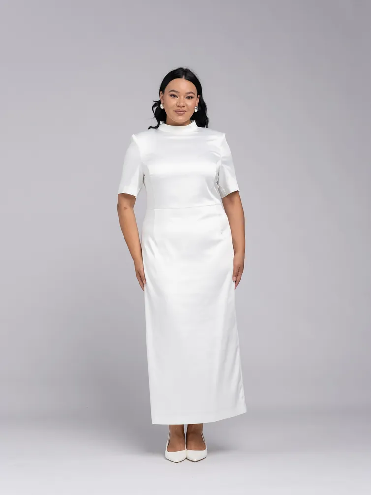 Платье FASHION CENTRE арт. П-4155/Белый