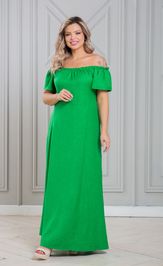 Dress NOVITA 1451 yarko-zelenyj