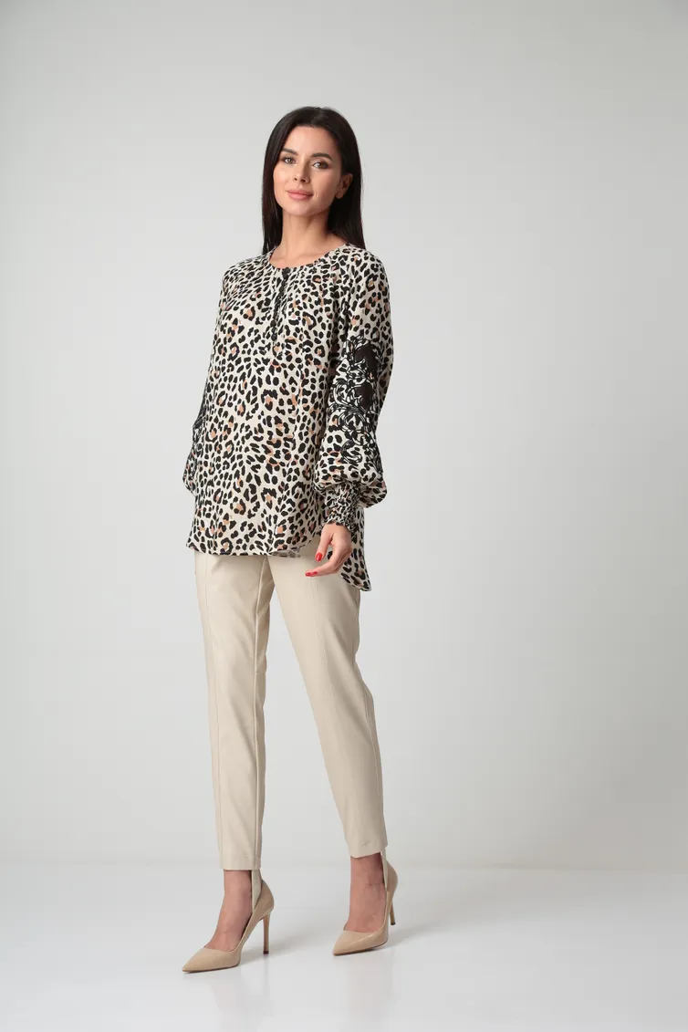 Bluzka SandyNA #130413 leopard
