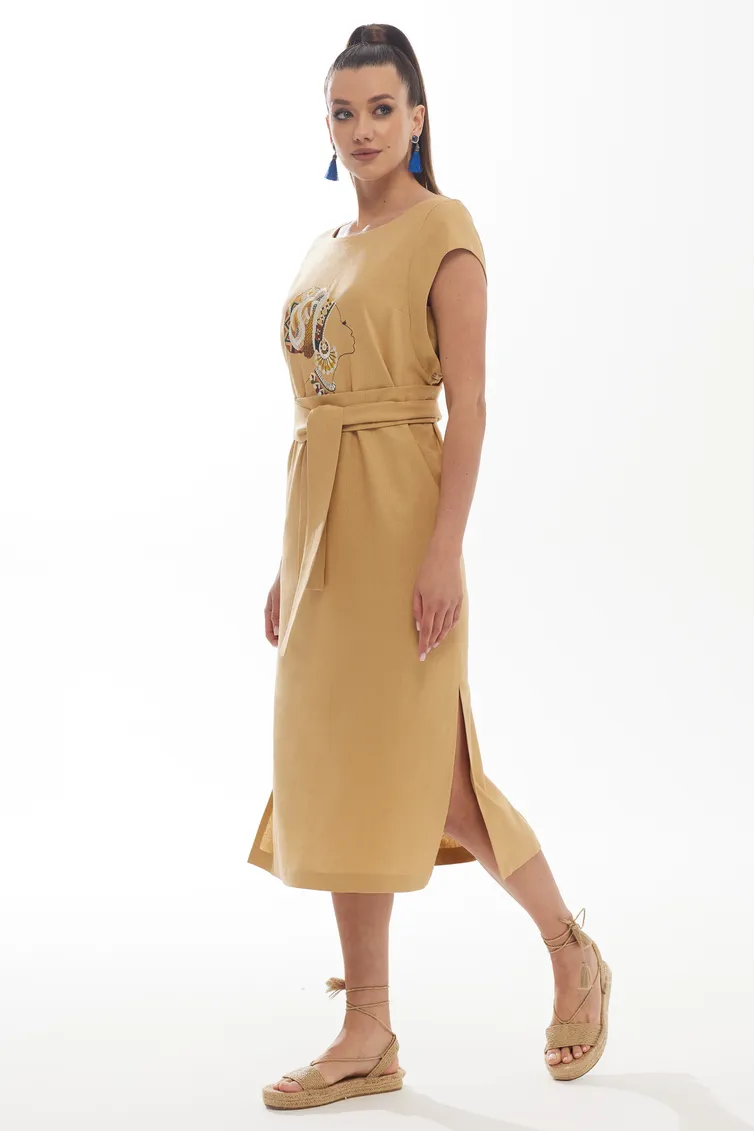 Sukienka Galean Style #802.2 pesochnyj