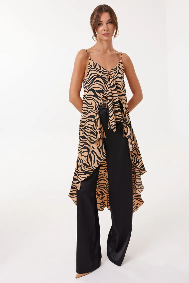 Do Góry Lyushe #4123 Bluza (karamel)