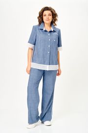 Костюм Vilena-fashion арт. 1156 голубой