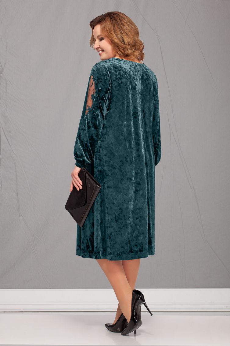 Dress Ivelta plus #1619 izumr