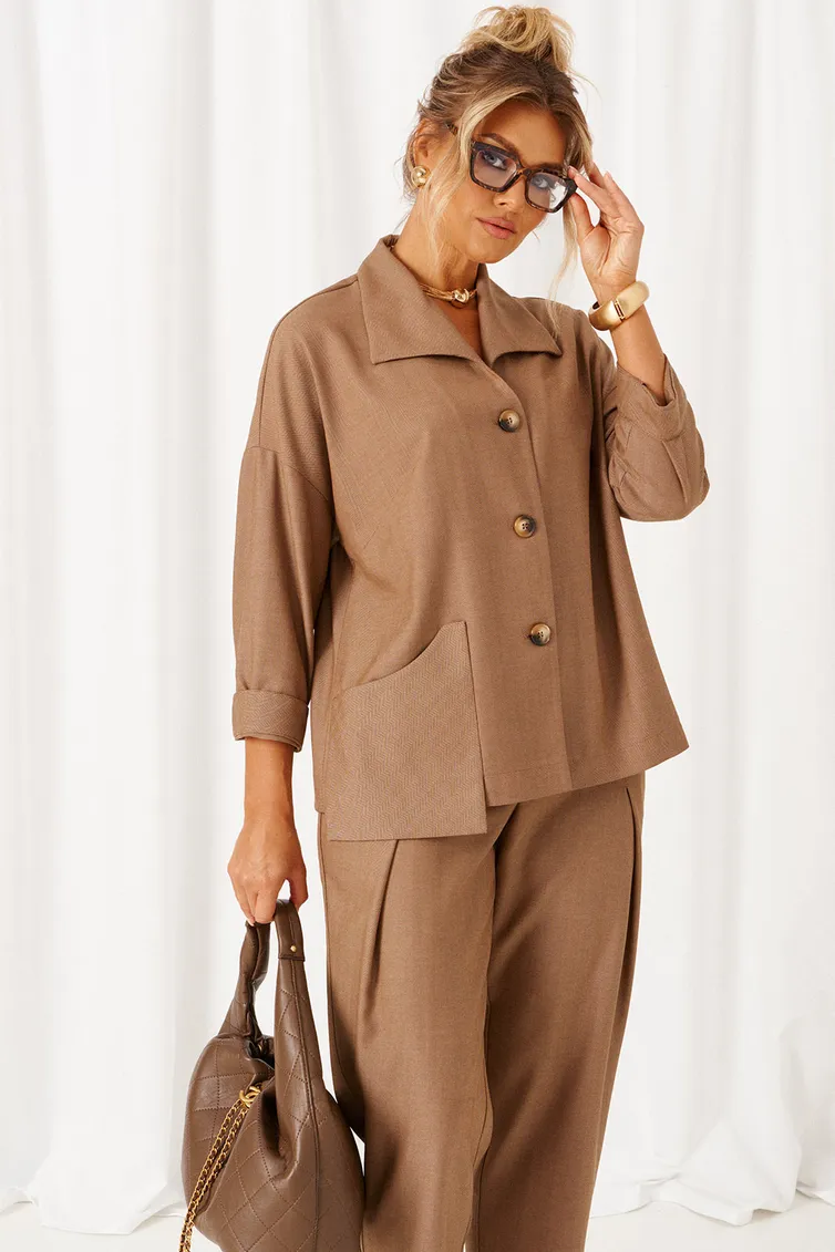Suit Beautiful & Free #6484 bezhevyj