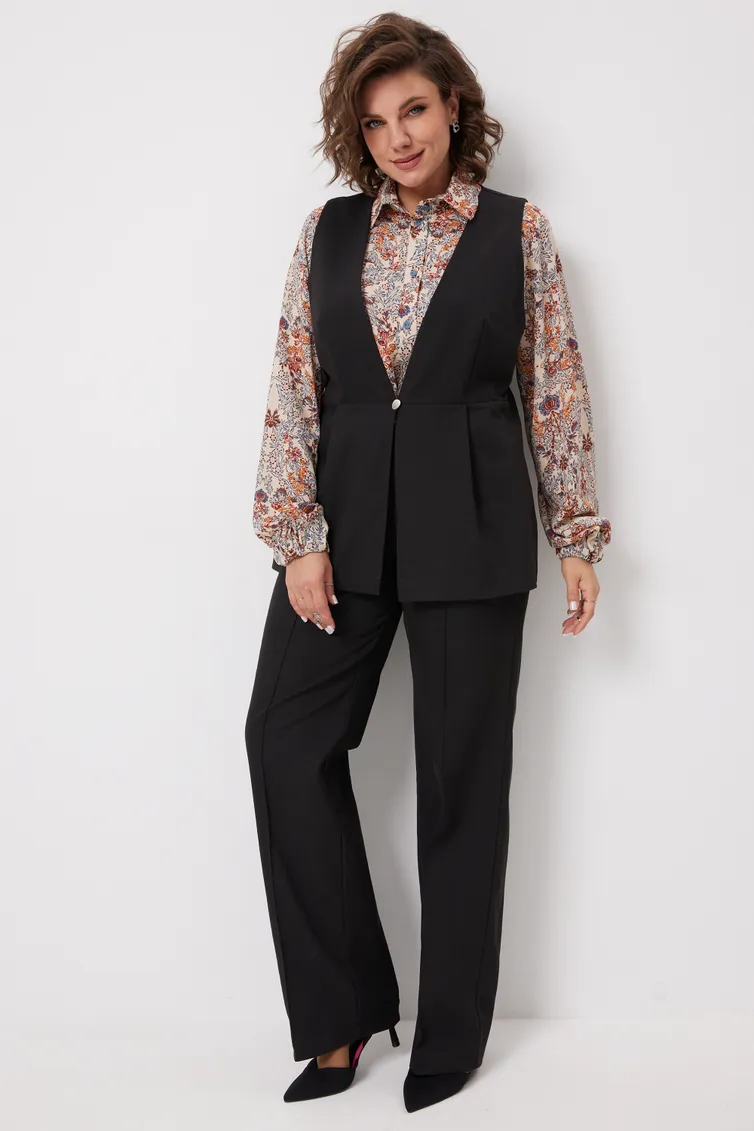 Trousers BegiModa #6068 chyornyj