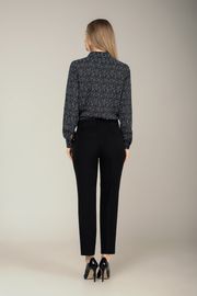 Blouse MARIKA #442 chyorn s belym