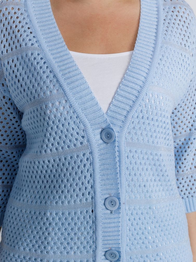 Sweter BONADI #1819 goluboj