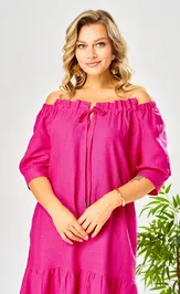Платье Ava fashion М-211 фуксия