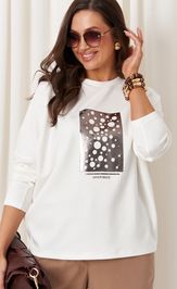 Джемпер Panda 120244 молочный