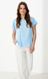 Блуза Panda 109740 голубой