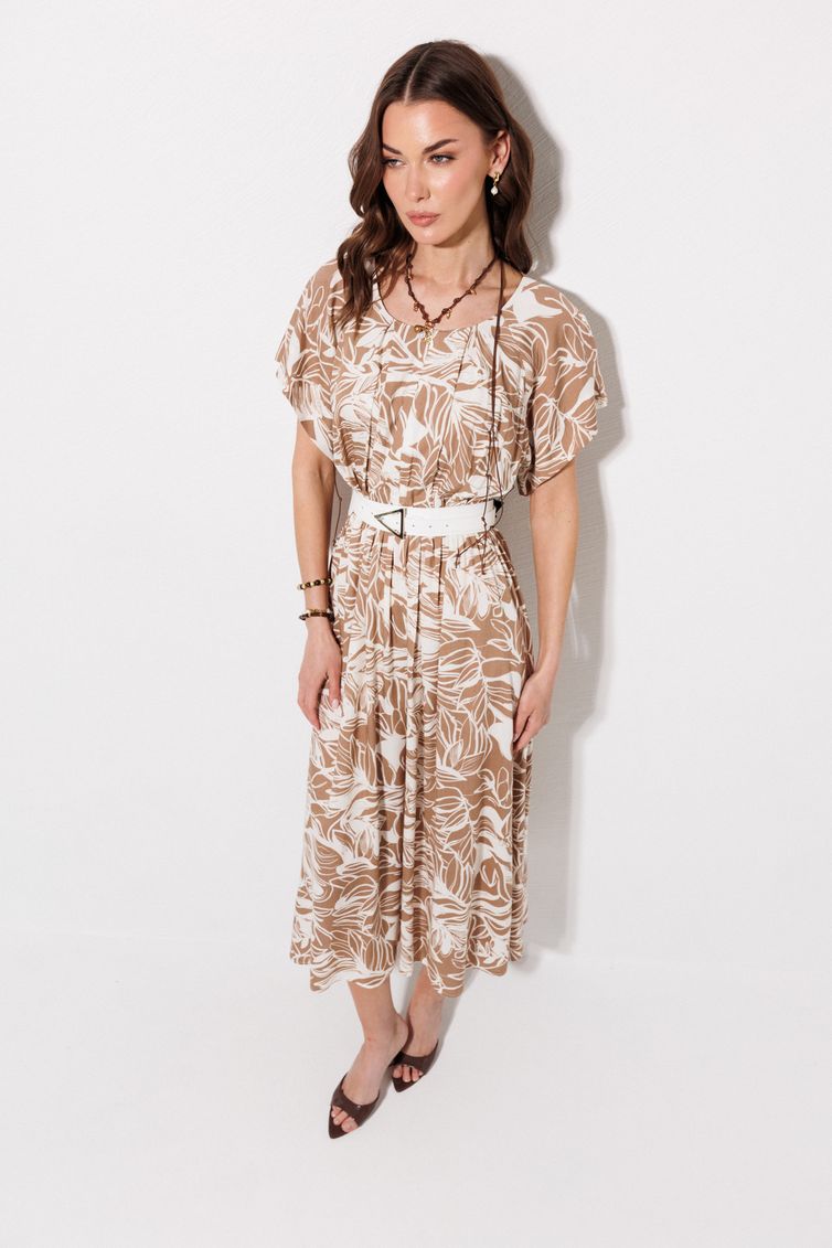 Платье Люше арт. 4381 песок