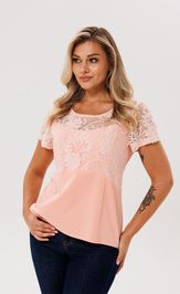 Блуза Anelli Laurel 1653 персиковая дымка