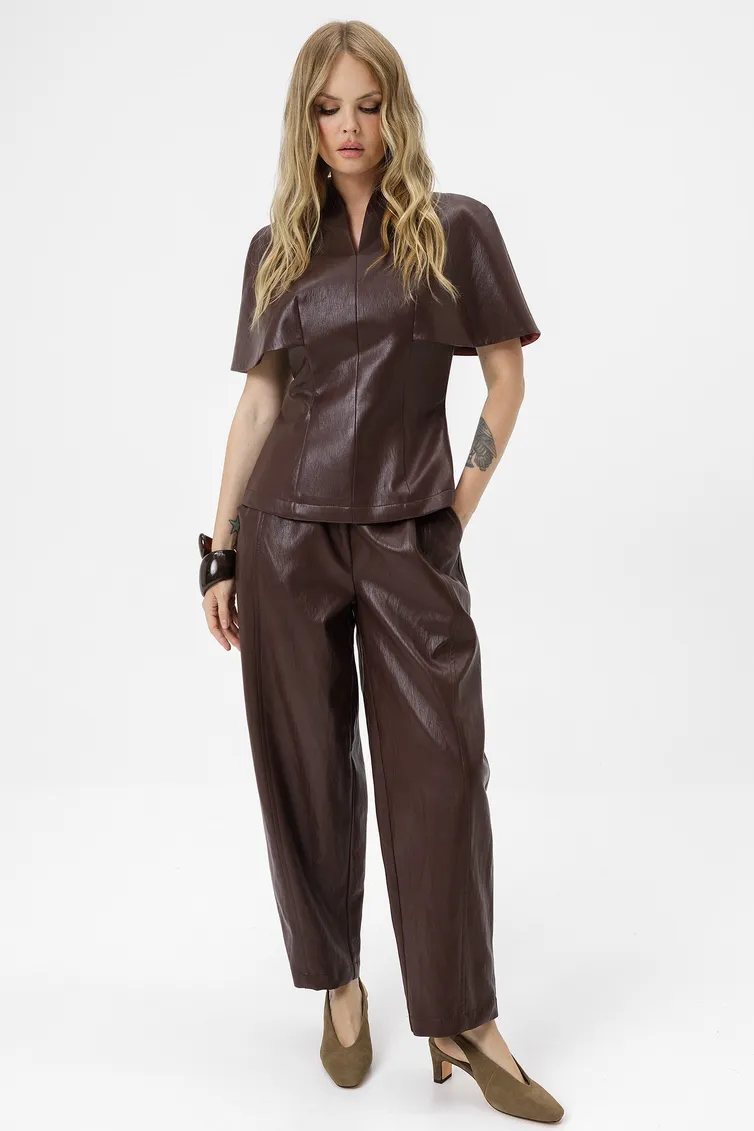 Suit Pirs #7043 burgundi