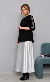 Bluzka Amori 6455 chyornyj 164