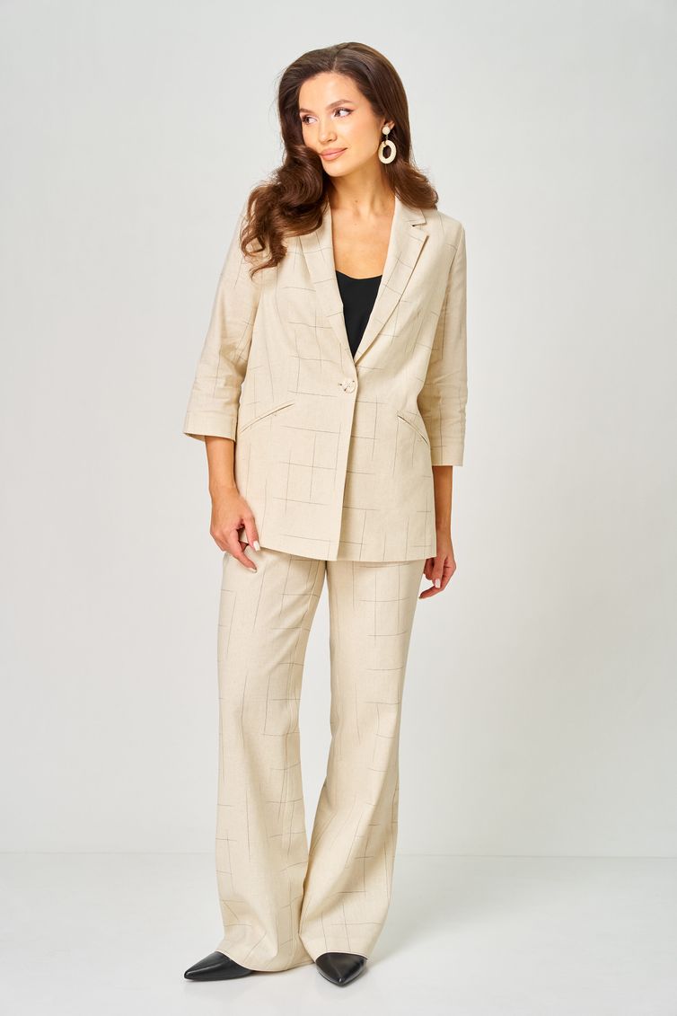 Set LeNata #20554 bezhevyj v kletku