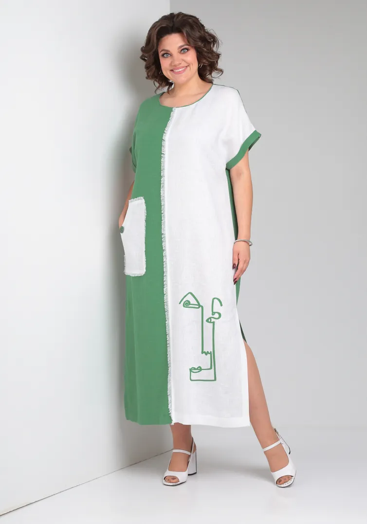 Dress Rishelie #0948 mox