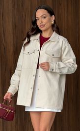 Рубашка PRATA wear S022 молочный