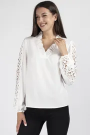Blouse VIZAVI #695 molochnyj