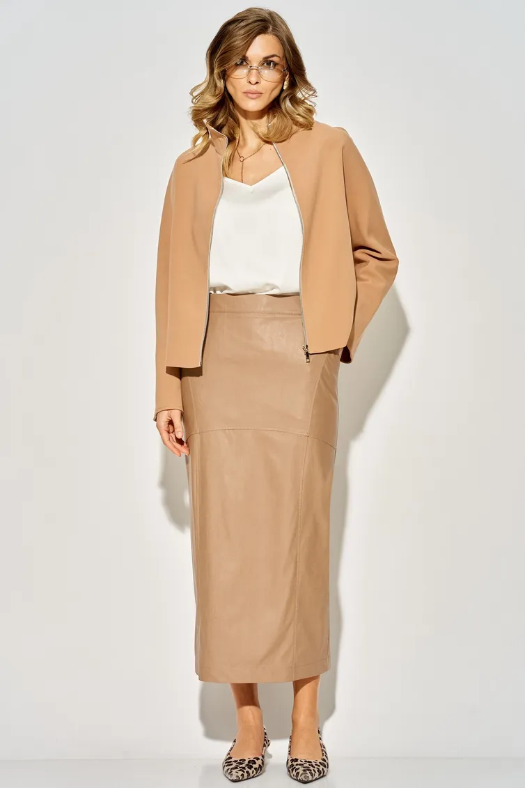 Skirt LAIKONY #L-924 karamel
