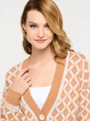 Кардиган Newvay арт. 9232-91004 карамель/св.беж