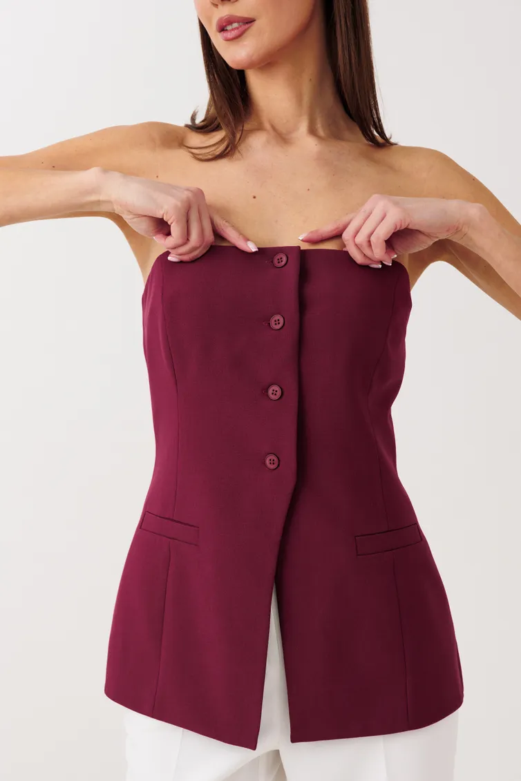 Топ V&N fashion арт. 1120_бордовый