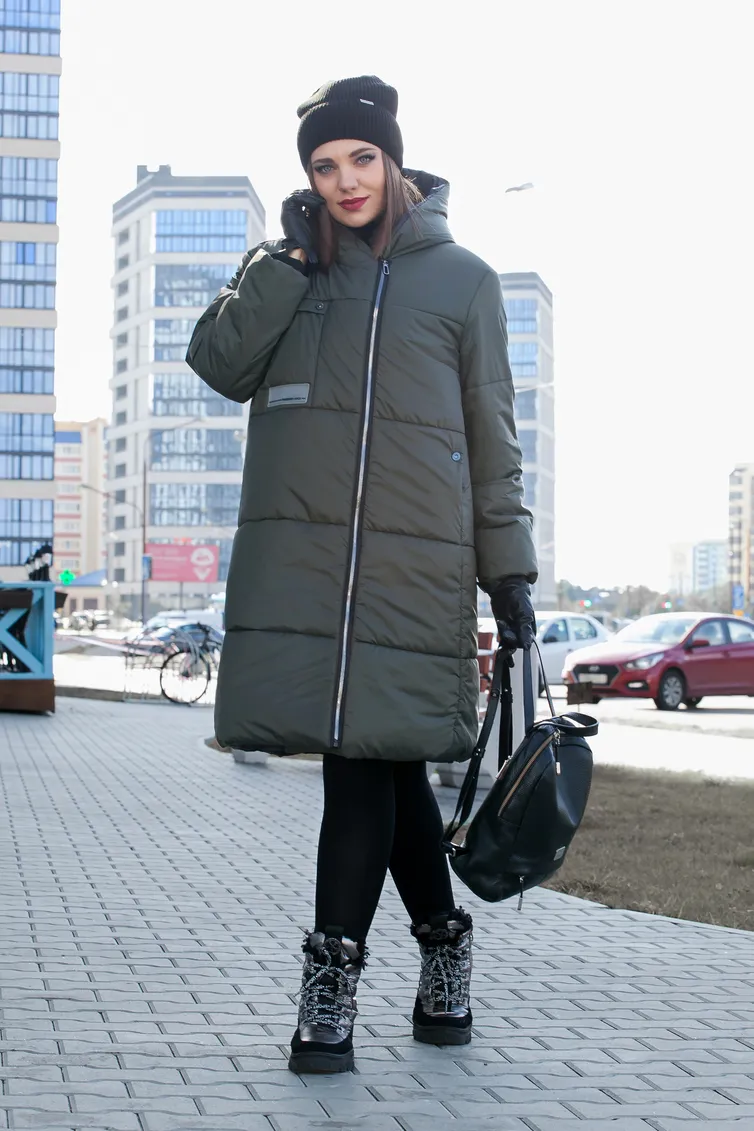 Coat LS #8278 xaki