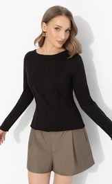 Лонгслив CHARUTTI Громкий тренд (оникс)