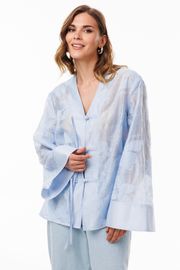 Блузка EOLA арт. 3117 голубой