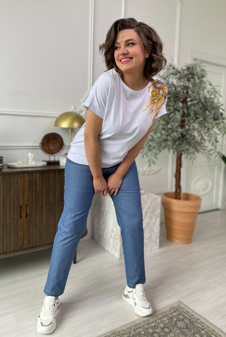 Блузки, туники Rumoda арт. 2132 белый