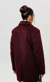 Płaszcz MiSlana 1148 bordo