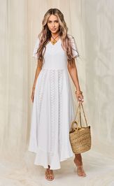 Sukienka Golden Valley 44299 belyj