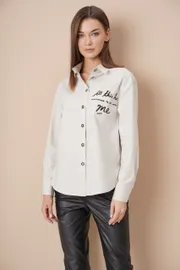 Shirt Fantazia Mod #3977 bezh