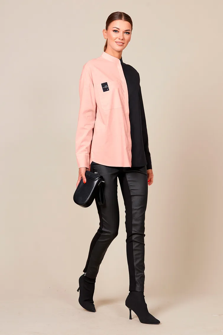 Bluzka Buter New #2221 chern/roz