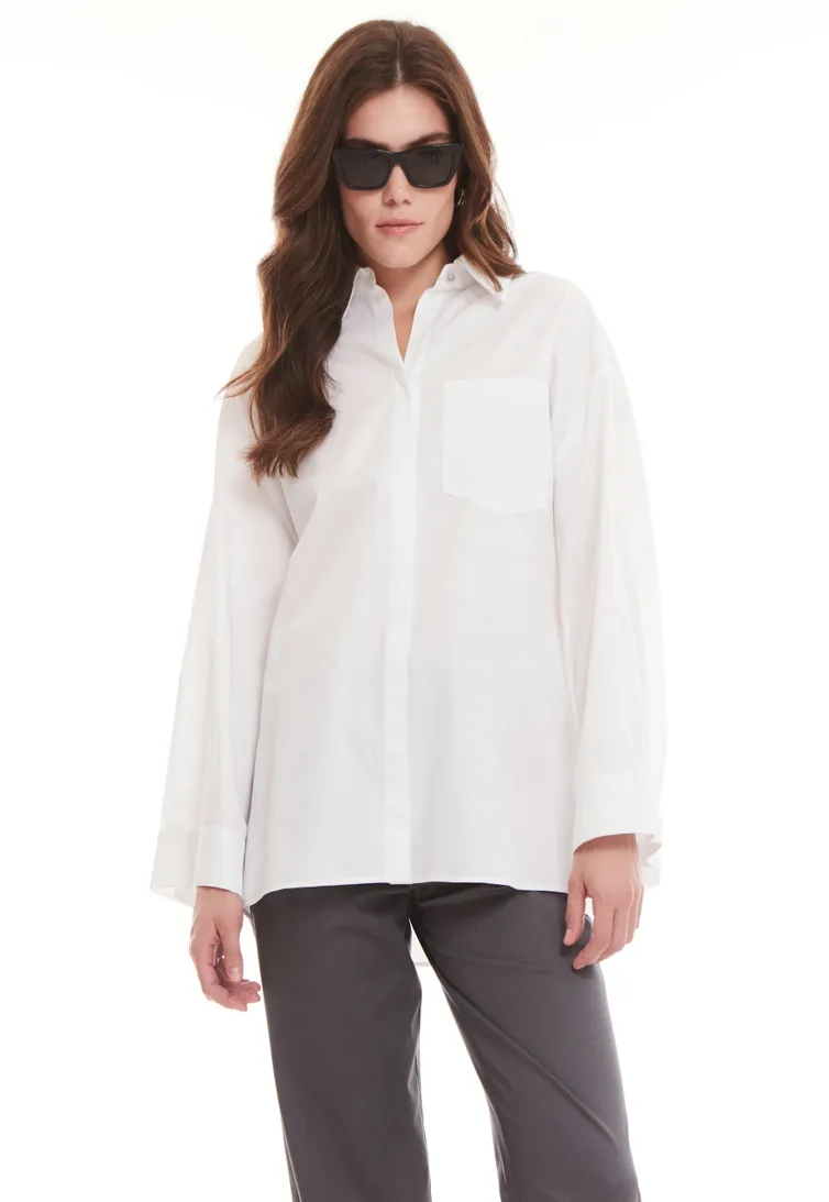Blouse Elema #2K-1033 belyj 164