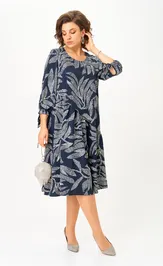 Платье Michel Chic 2164/1 синий узор