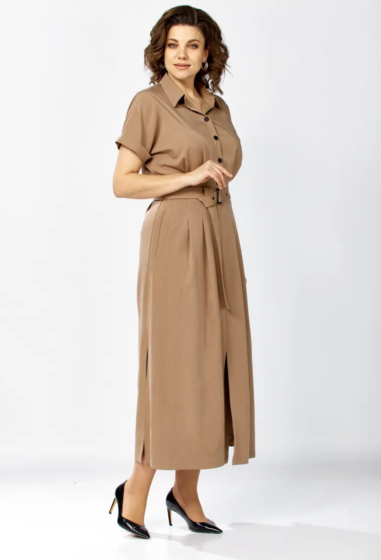 Dress Rishelie #1027 bezh