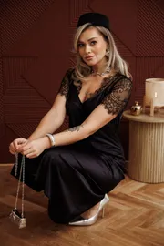 Dress Anastasia #1405 chern