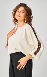 Блузка Rumoda 2274 дл.р молочный